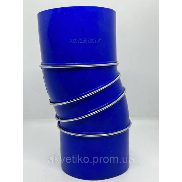 Патрубок интеркулера верхний Howo 100x100x220 AZ9725530070/1