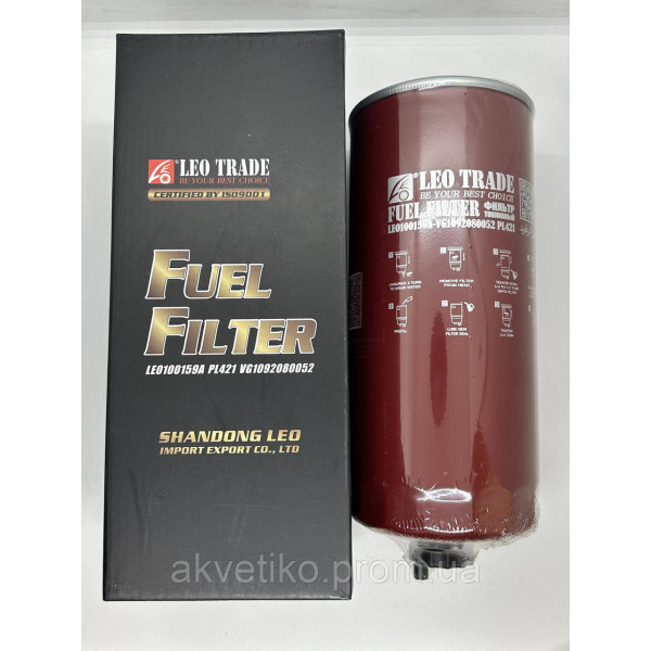 Фильтр топливный грубой очистки HOWO A7 VG1092080052 PL421 Leo Trade