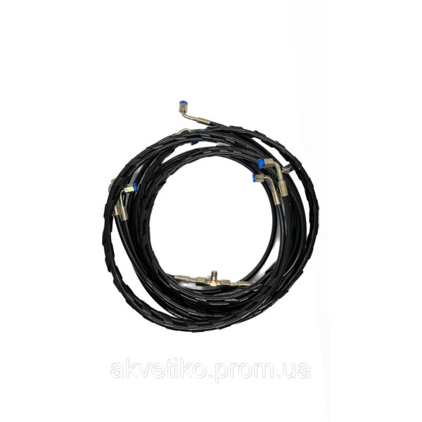 Шланги подъема кабины LEO (к-т 5 шт) Howo Foton 3251 WG1642440072 + WG1642440075 + WG9719820007