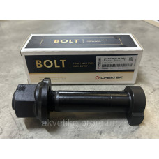 Болт (шпилька) с гайкой задней ступицы D=23 со шлицами Креатек CK8065 (AZ9112340123-A+)