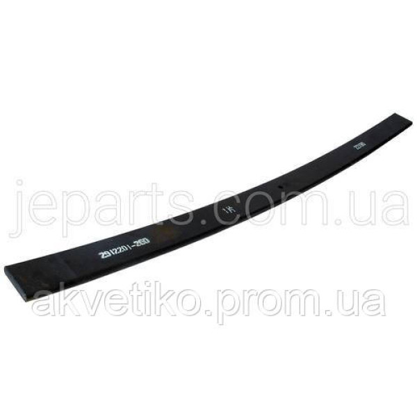 Лист рессоры задней кориной No1 Faw 3252 2912201-260