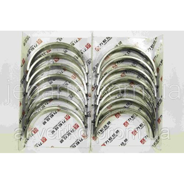 Вкладки коренные HOWO Евро-2 WD615 LEO100128B/VG1500010046/81500010046 (14 шт)