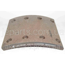 Накладка гальмівної колодки передня/задня HOWO 8 отворів LEO500006B / 99000440029
