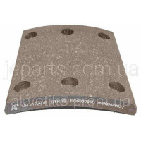Накладка тормозной колодки передняя HOWO 6 отверстий LEO500005B / 99000440027