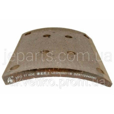 Накладка гальмівної колодки передня Shaanxi LEO500011B / DZ9112340062
