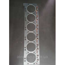 Прокладка головки блока цилиндров (ГБЦ) Cummins QSC8.3, ISLe 8.9, QSL 8.9 (4937728)
